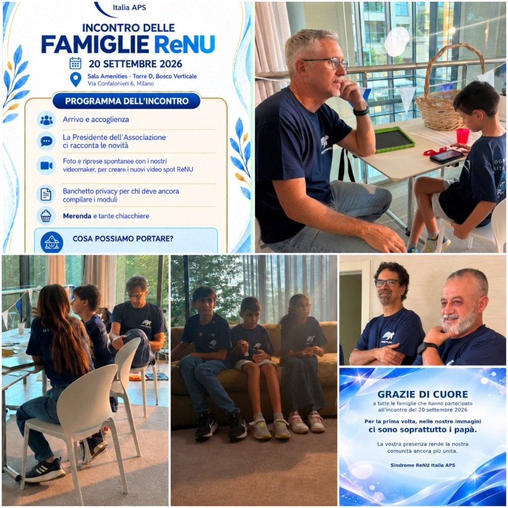 ReNU Families Meeting – 20 September 2026, Bosco Verticale Milan