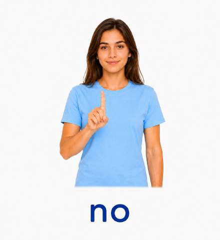 Gesture: No